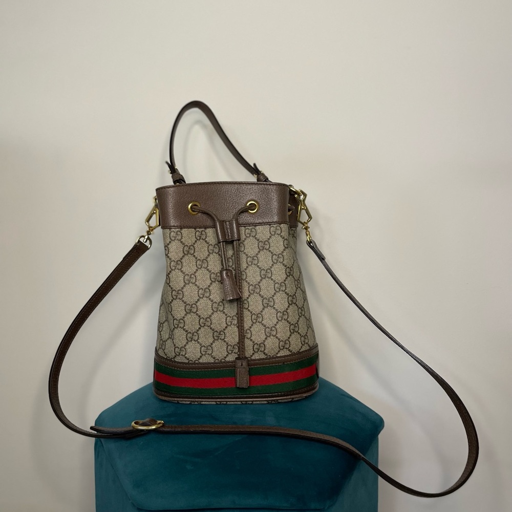 AUTHENTIC Ophida Mini Gucci Bucket Bag